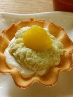 栗きんとんで栗タルト!-レシピのメイン写真