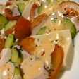 お豆腐✿重ねサラダ