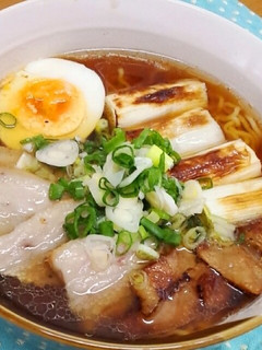 炙り塩豚と焦がしネギの醤油ラーメン-レシピのメイン写真