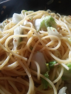 白菜とツナの和風スパゲティー-レシピのメイン写真