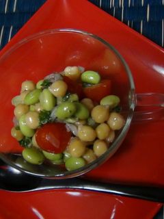 ひよこ豆のサラダ(マリネ)~エスニック -レシピのメイン写真