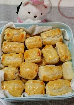 くるっと巻いて焼くのみ！ミニチョコパイ-レシピのメイン写真