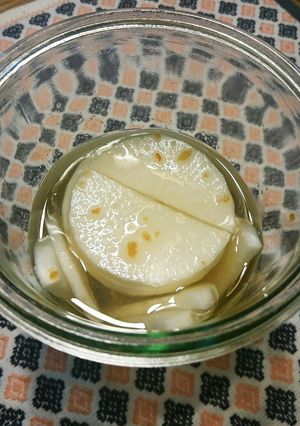 材料3つ☆すし酢とゆず胡椒で柚子大根-レシピのメイン写真