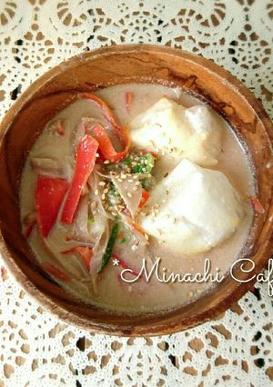 くるみ味噌の豆乳雑煮-レシピのメイン写真