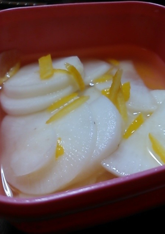 大根の柚子風味甘酢漬け-レシピのメイン写真