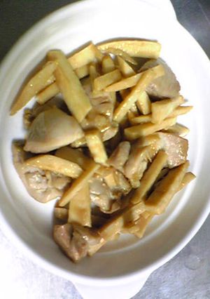 長芋と鶏肉のオイスターソース炒め-レシピのメイン写真