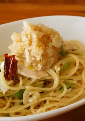 おろしペペロンチーノパスタ-レシピのメイン写真