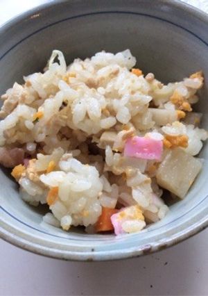 お正月食材で炊き込み御飯-レシピのメイン写真