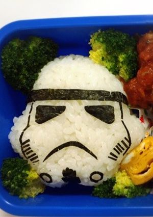 スターウォーズ トルーパー キャラ弁-レシピのメイン写真
