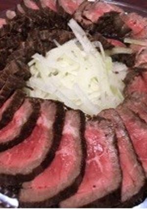 牛たたき 〜クッキングパパ風〜-レシピのメイン写真