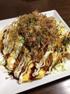 とろ〜り玉子の豚ぺい焼き風サラダ-レシピのメイン写真
