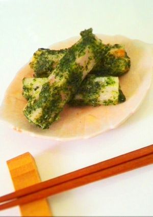 お正月で余ったなるとで磯辺揚げ-レシピのメイン写真