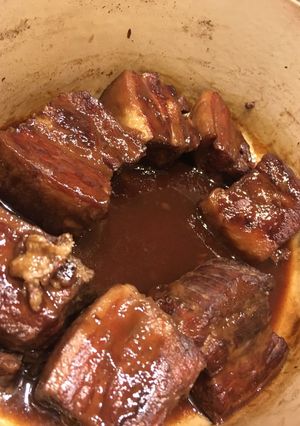豚バラ肉の赤ワイン煮 シナモン風味-レシピのメイン写真
