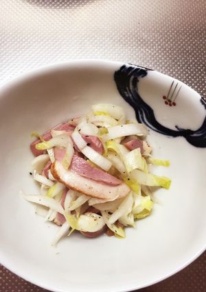 チコリとスモーク鴨のワインビネガー和え-レシピのメイン写真