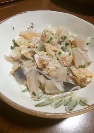 鮭の頭で　氷頭なます-レシピのメイン写真