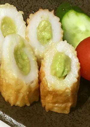 簡単☆ちくわのアボカド ディップ 詰め♡-レシピのメイン写真