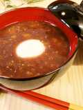 お正月♪圧力鍋deみかん入りぜんざい