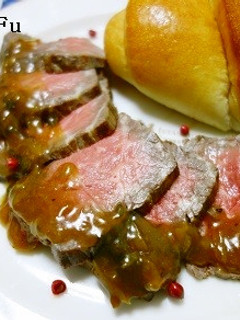フライパンで和風ソースのローストビーフ☆-レシピのメイン写真
