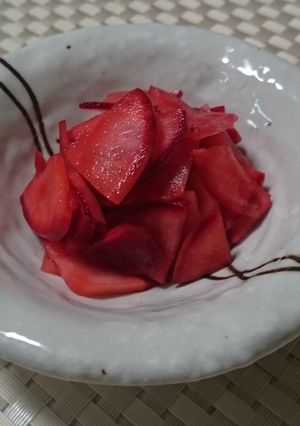 赤カブの甘酢漬け-レシピのメイン写真