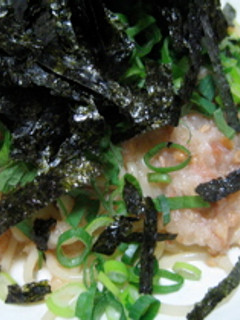 納豆おろし梅シソパスタ-レシピのメイン写真