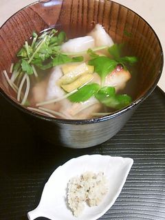 つぶ貝のお出汁のお雑煮-レシピのメイン写真
