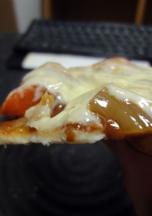 余ったカレーで、ピザ風カレー食パン-レシピのメイン写真