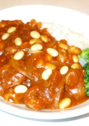 基本・簡単・ダイエット！豆のカレーライス-レシピのメイン写真