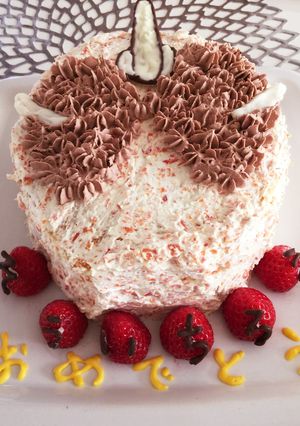 仮面ライダーゴーストケーキ-レシピのメイン写真