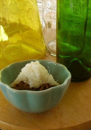 なめ茸とおろしで食べられる富士山-レシピのメイン写真