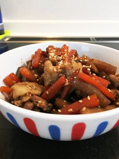 ヘルパーさんの~野菜のきんぴら煮-レシピのメイン写真