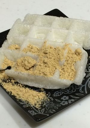余ったお餅で❤︎モッフル-レシピのメイン写真