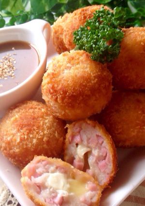 はんぺん&魚ニソのダブルチーズinフライ-レシピのメイン写真