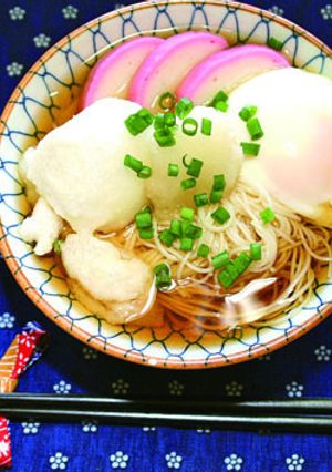 ☆カリッともちっとお月見そうめん☆-レシピのメイン写真