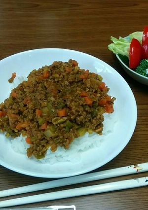 スパイスから作る辛くないキーマカレー！-レシピのメイン写真
