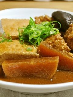 鶏団子と豆腐の味噌煮込み-レシピのメイン写真