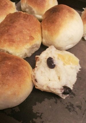 餅入り☆こねないパン-レシピのメイン写真