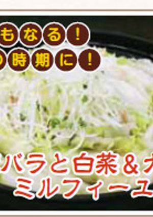 鳥取の豚バラと白菜＆大根のミルフィーユ鍋-レシピのメイン写真