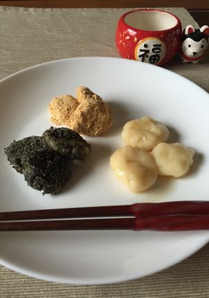 お豆腐の団子三種 ♪-レシピのメイン写真