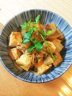 大根と厚揚げの簡単炒め煮-レシピのメイン写真