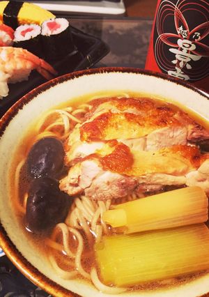 簡単で美味しい！鶏肉の年越しそば♡-レシピのメイン写真