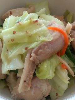 鶏肉の粒マスタード炒め-レシピのメイン写真