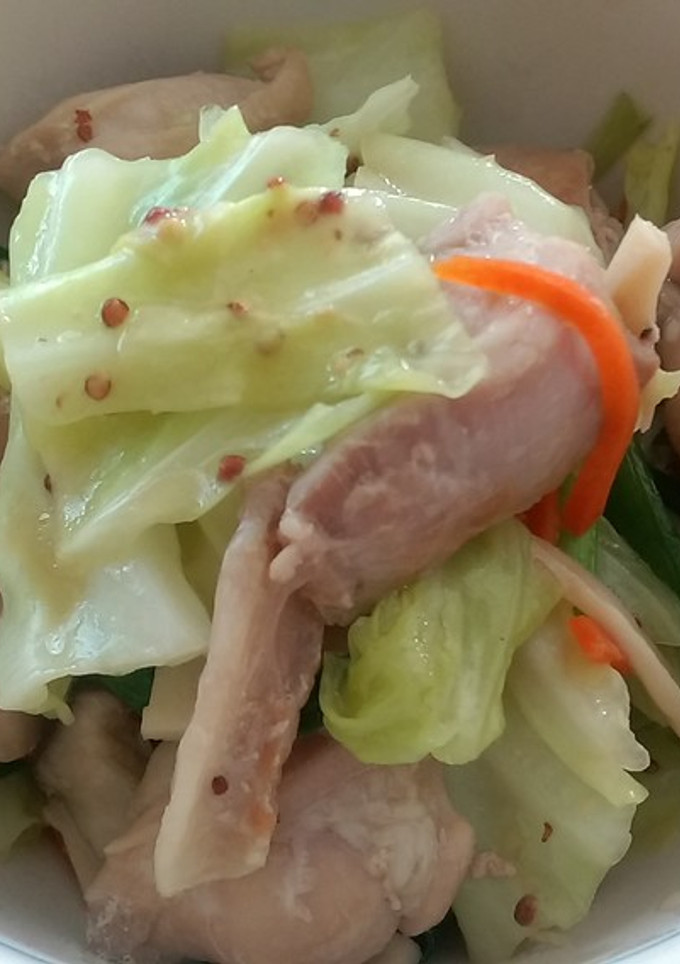 鶏肉の粒マスタード炒め-レシピのメイン写真