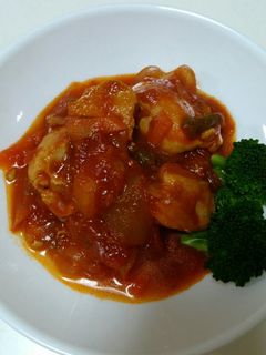 鶏肉と野菜のトマト煮込み-レシピのメイン写真