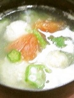 豆腐団子とトマトのスープ-レシピのメイン写真