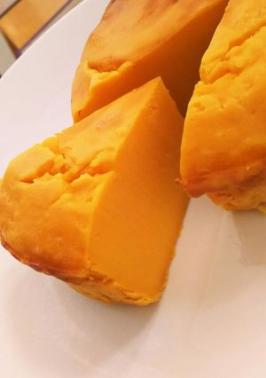やさしい味♪簡単！かぼちゃ チーズケーキ-レシピのメイン写真