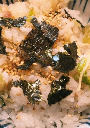 野沢菜とツナの混ぜご飯-レシピのメイン写真