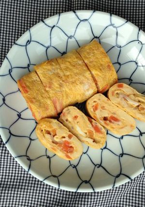 【リメイク】子和えの卵焼き-レシピのメイン写真