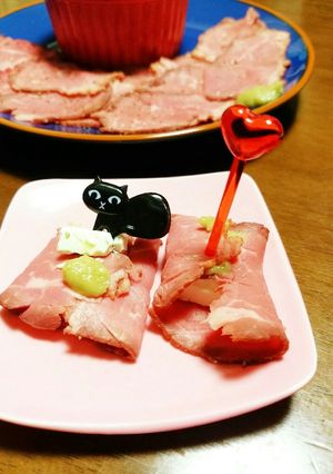 ローストビーフのクリチーわさび♡おつまみ-レシピのメイン写真
