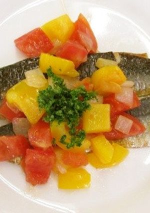 いわしのサルサトマトソースかけ-レシピのメイン写真