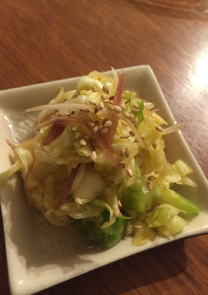 簡単！キャベツとみょうがのキムチあえ-レシピのメイン写真